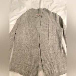 Loft Gray Open Cardigan, XS